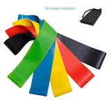 Five-Piece TPE Resistance Bands for Squats 
