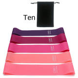 Five-Piece TPE Resistance Bands for Squats 