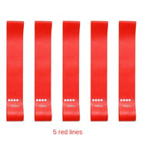 Five-Piece TPE Resistance Bands for Squats 