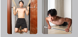 Horizontal bar household indoor door 