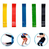 Five-Piece TPE Resistance Bands for Squats 