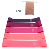 Five-Piece TPE Resistance Bands for Squats 