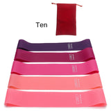 Five-Piece TPE Resistance Bands for Squats 
