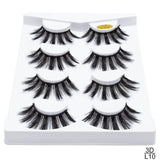 5 Pairs 3D Mink Lashes Thickness False Eyelashes