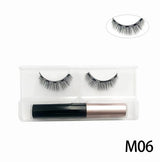 3D Mink Magnetic Eyelashes Waterproof Lasting Magnetic Eyeliner Magnet Mink Eyelashes Makeup Extension False Eyelashes