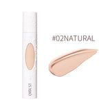 QIBEST Liquid Foundation Long-lasting Concealer Moisturizing Brightening Matte Natural Liquid Foundation Nude Makeup Conditioner