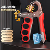 Adjustable Grip Strength Gauge Counting Type Spring 
