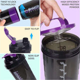Large capacity protein powder shaking cup 