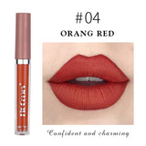 Fit Colors Matte Non Stick Cup Lip Gloss Fog Face Velvet Thin Tube Liquid Lipstick