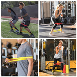 Five-Piece TPE Resistance Bands for Squats 
